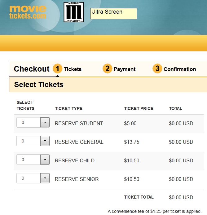 Ultra screen pricing evening