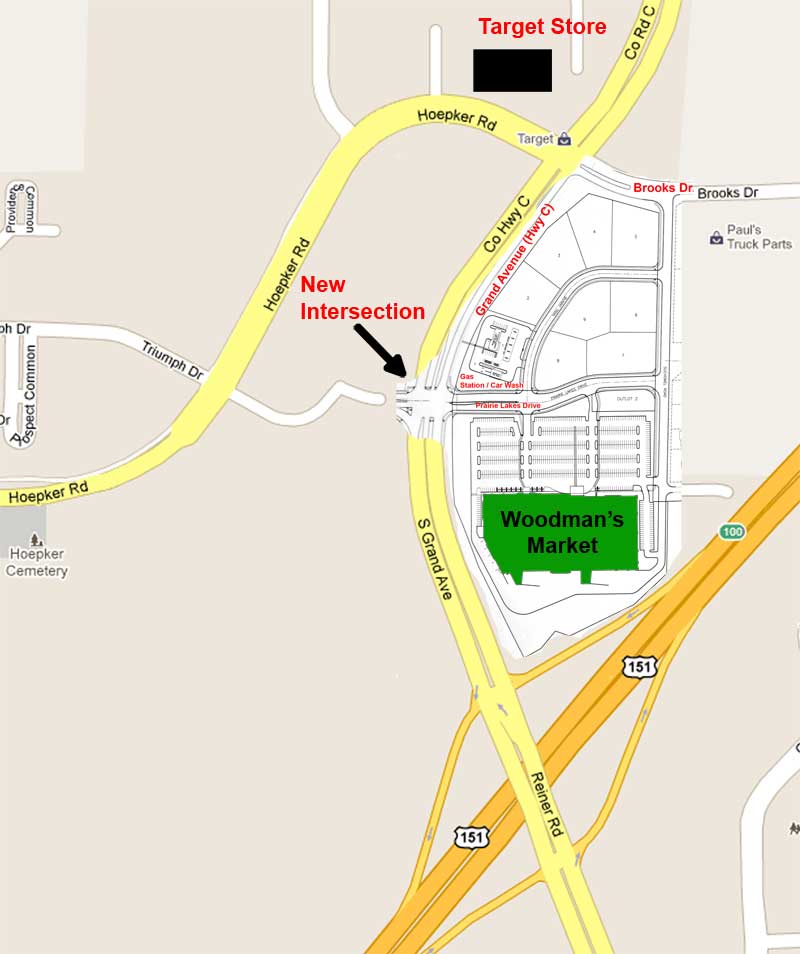 woodmans prairie laked property layout map