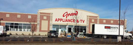 grand appliance and tv front view