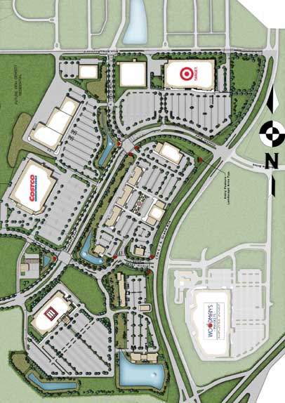 prairie lakes shopping center layout possibility